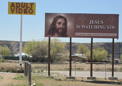 Jesus watches